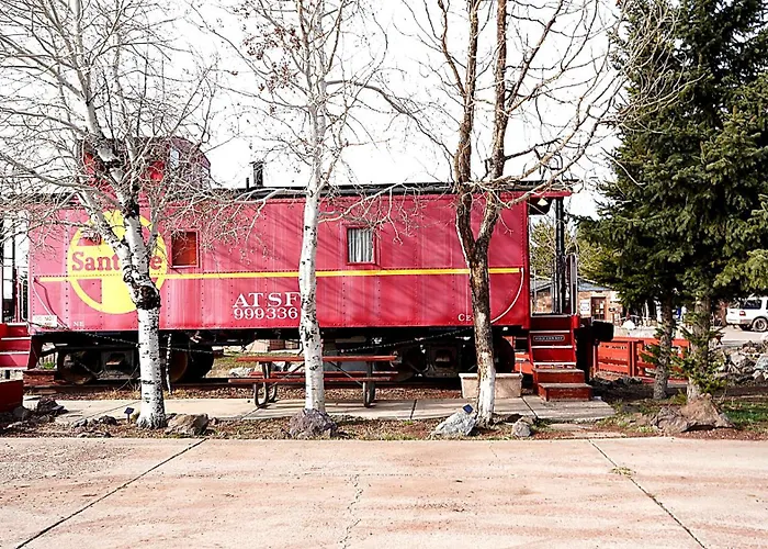 Historic Rail Caboose On Route 66 4*
