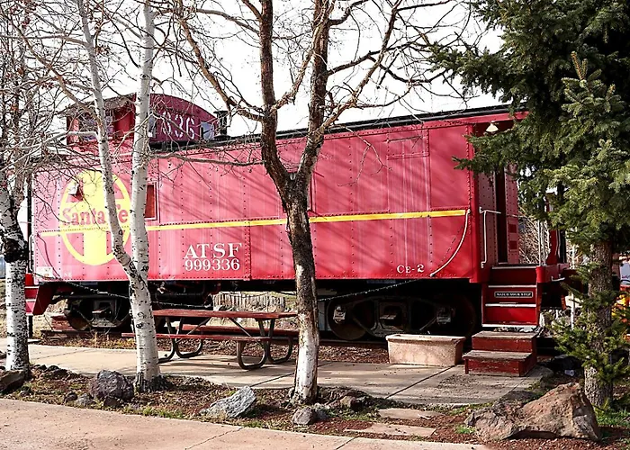 Historic Rail Caboose On Route 66 Williams
