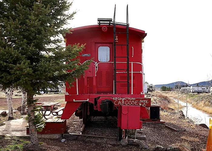 Historic Rail Caboose On Route 66 Williams