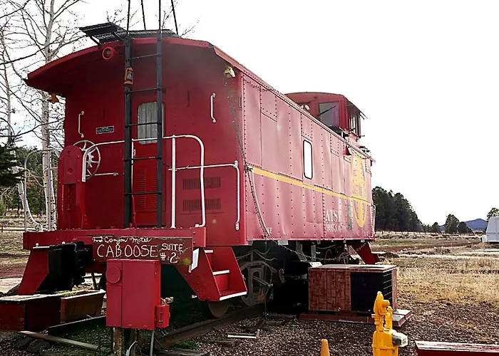 Historic Rail Caboose On Route 66